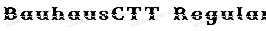 BauhausCTT Regular字体转换